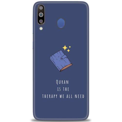 Samsung Galaxy M30 Kılıf HD Baskılı Kılıf - Quran + Tam Ekran Koruyucu