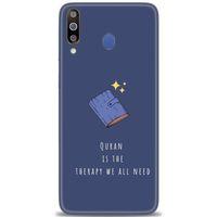 Samsung Galaxy M30 Kılıf HD Baskılı Kılıf - Quran + Tam Ekran Koruyucu