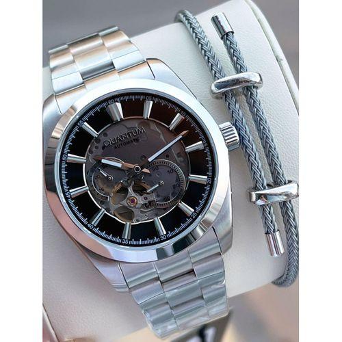 Quantum Otomatik Mekanizma Sapphire Cizilmez Cam Çelik Kordon 10 Atm Erkek Kol Saat EMG.1132.350