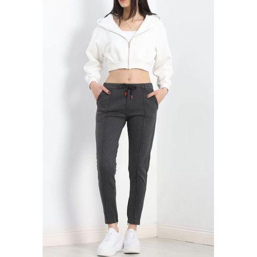 pilelistore Çımalı Paça Fermuarlı Alt Antrasit