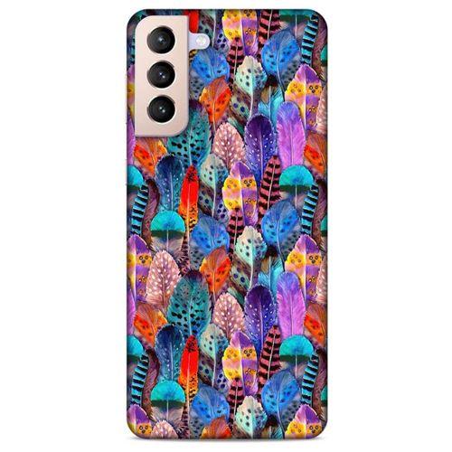 Lopard Samsung Galaxy S21 Plus Uyumlu Kılıf Tüyler (39) Liquid Crystal Kılıf