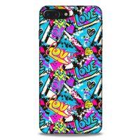 Graffitix (23) Desenli Silikon Kapak Apple Iphone 7 Plus Kılıf