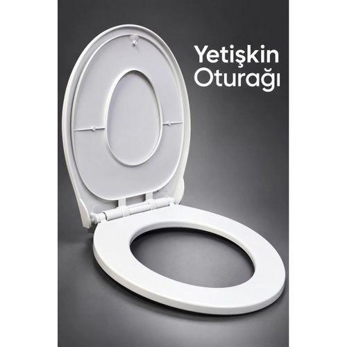 Çift Kullanımlı Çocuk Ve Yetişkin Klozet Kapağı