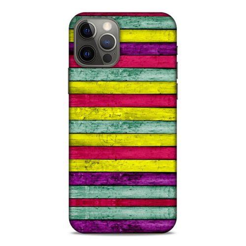 Lopard Apple iPhone 12 Pro Uyumlu Kılıf Wood'X (30) Silicone Case Desenli