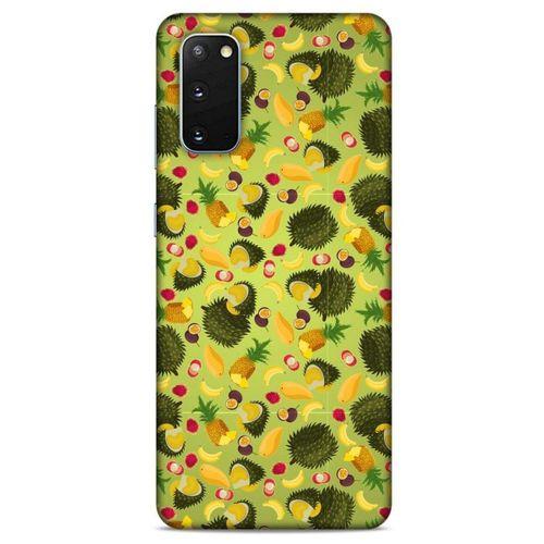 Frutix Rambutan 01 Samsung Galaxy S20 Kılıf Desenli Silikon