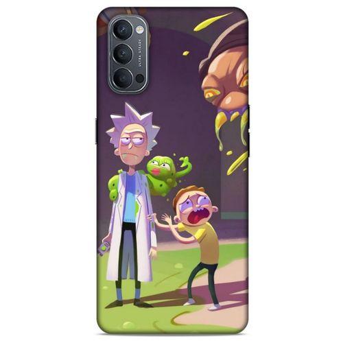 Oppo Reno 4 Uyumlu Kılıf Rick And Morty (31) TPU Kılıf Cronenberg Rick