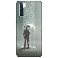 Oppo A91 Kılıf Depresyon (49) Ultra Silikon Kılıf Sarı Yeşil