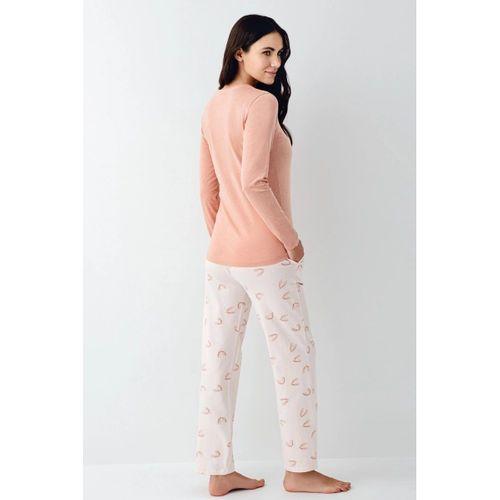 Pierre Cardin 9061-s Kadın Uzun Kol Pijama Takım