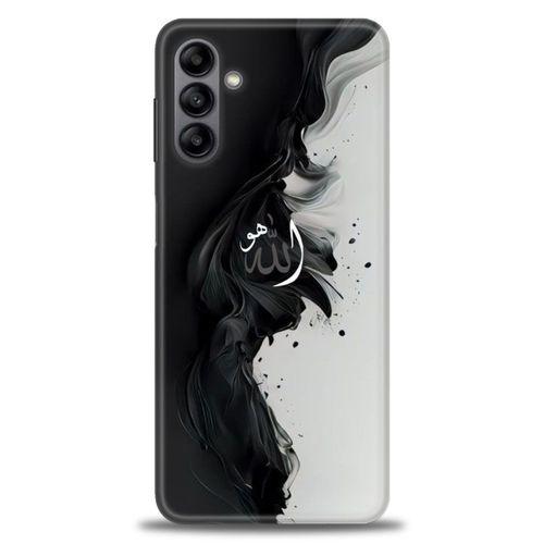 Samsung Galaxy A04S Kılıf HD Baskılı Kılıf - Siyah ve Beyaz + Tam Ekran Koruyucu