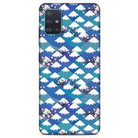Samsung Galaxy A51 Kılıf Pastel Renkler (16) Kalın Kılıf Yeşil Mavi