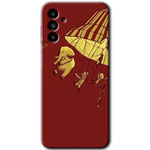 MRCİLETİSİM MRCİLETİSİM Samsung Galaxy M23 Kılıf HD Desen Baskılı Arka Kapak + Temperli Cam - Zoo