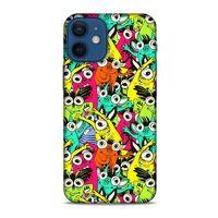 Graffitix (38) Desenli Silikon Kapak Apple iPhone 12 Mini Kılıf