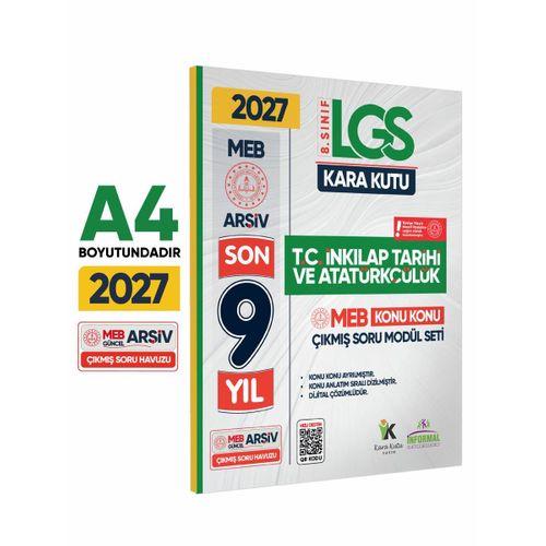 2027 LGS 8 Sınıf Karakutu MEB Çıkmış Soru Modül SET Konu Konu Son 9 Yıl 6lı Video/PDF Çözümlü Set