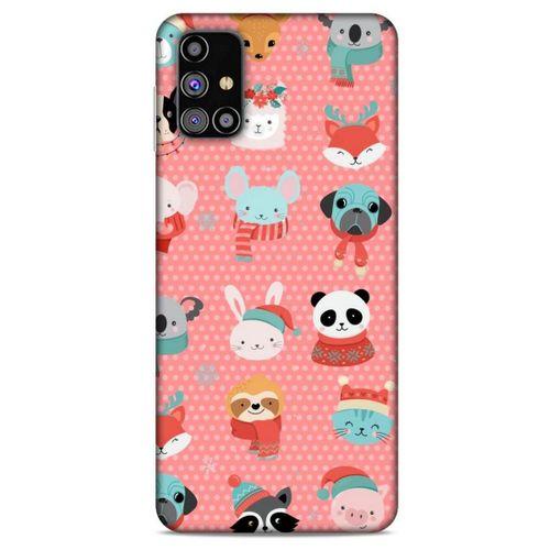 Animax Noel Sevimli Hayvanlar Samsung Galaxy M31s Kılıf Desenli Silikon