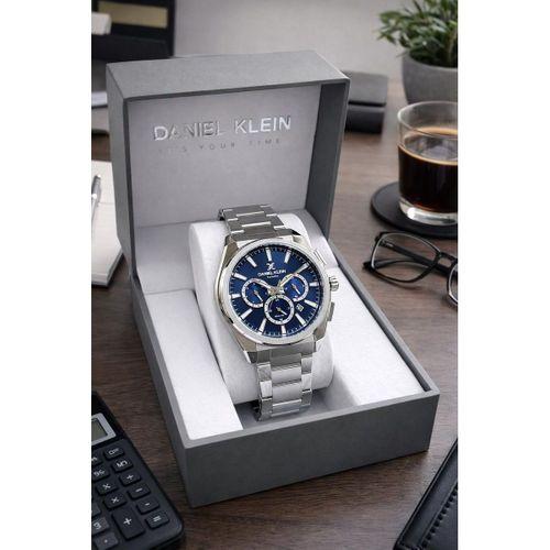 Daniel Klein İtalyan Tasarım Bilekli Hediyeli 2 Yıl Garantili Çelik Kordon Erkek Kol Saati Y14252.6