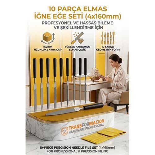10'lu İğne Eğe Seti 160mm | Saatçi Eğesi | Metal, Ahşap, Hobi, Modelcilik 723187