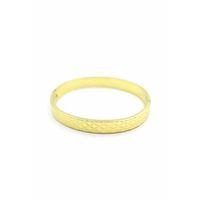 Üçgen Dilimli Bilezik - Altın