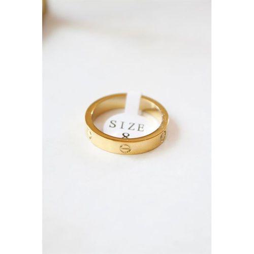 6'lı Crt Model İnce Alyans Yüzük Seti - Altın