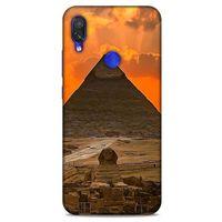 Xiaomi Redmi Note 7 Kılıf Dünya Mimarisi (25) Antişok Kapak Giza Piramitler Mısır