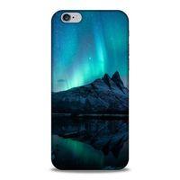 Lopard Apple Iphone 6S Uyumlu Kılıf Gece'S (35) Fit Design Kılıf Kuzey Işıkları