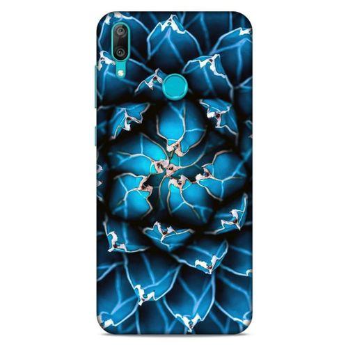 Lopard Huawei Y7 Prime 2019 Uyumlu Kılıf Bahar (1) Kılıfı Mavi