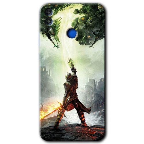 Potkal Hediye Fabrikası Honor 8c Kılıf HD Desen Baskılı Arka Kapak - Dragon Hunter
