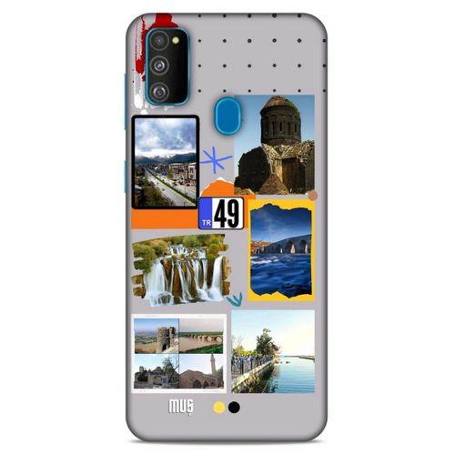 Lopard Samsung Galaxy M30s Uyumlu Kılıf Şehirli ※ (49) Muş Ultra Silikon Kılıf