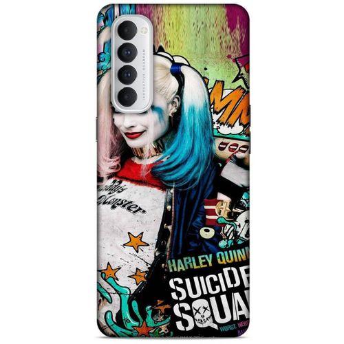 Oppo Reno 4 Pro Uyumlu Kılıf Harley Quinn (47) Crystal Flex Kılıf Suicide Squad