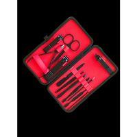 13 Parça Çantalı Manikür Pedikür Seti El Ayak Tırnak Bakım Seti Cımbız Makas Siyah Nokta Temizleme Batık Tırnak Engelleme Aparatı