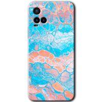 Vivo Y21s HD Baskılı Kılıf + 9D Tam Ekran Koruyucu - Bubbles 1