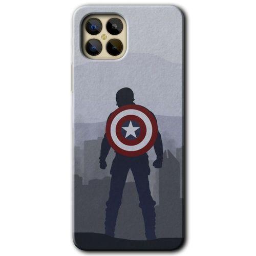 Omix X600 Kılıf HD Desen Baskılı Arka Kapak - Captain Avenger