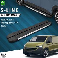 S-Dizayn Volkswagen Transporter T7 Kısa Şase S-Line Aluminyum Yan Basamak 223 Cm 2025 Üzeri A+ Kalite