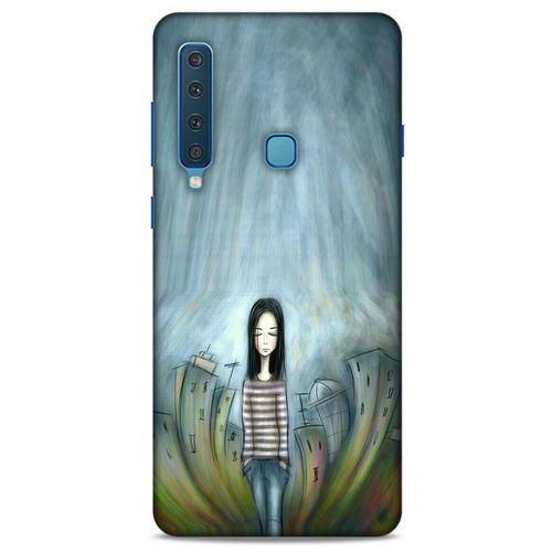 Samsung Galaxy A9 2018 Kılıf Depresyon (22) Tam Koruma Kılıfı Fuşya Bordo