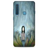 Samsung Galaxy A9 2018 Kılıf Depresyon (22) Tam Koruma Kılıfı Fuşya Bordo