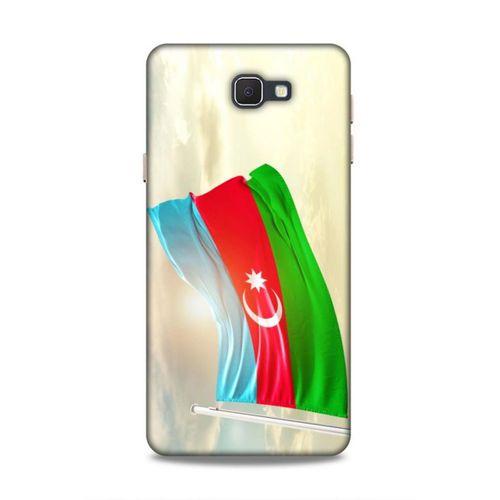 Samsung Galaxy J7 Prime Uyumlu Kılıf Azarbaijan (7) Telefon Kılıfı Gökyüzü Bayrak