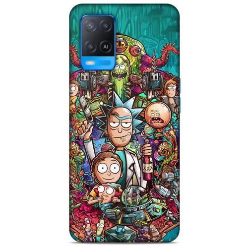 Oppo A54 4G Uyumlu Kılıf Rick And Morty (32) Soft Silikon Kılıf Cronenberg Morty