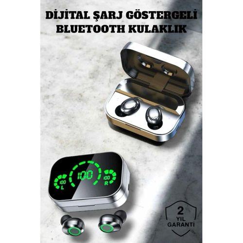Bluetooth Kulaklık Çift Telefon Desteği Ve Suya Dayanıklı Powerbankli