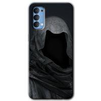 Potkal Hediye Fabrikası Oppo Reno 4 Kılıf HD Desen Baskılı Arka Kapak - Death