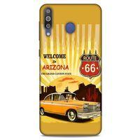 Retro (14) Desen Lansman Kılıf Renkli Samsung Galaxy M30 Kılıf