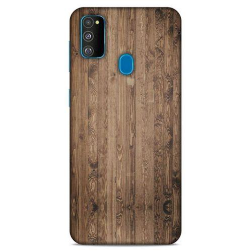 Lopard Samsung Galaxy M30s Uyumlu Kılıf Wood'X (6) Silikon Kılıf Desenli