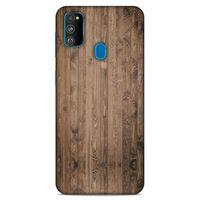 Lopard Samsung Galaxy M30s Uyumlu Kılıf Wood'X (6) Silikon Kılıf Desenli