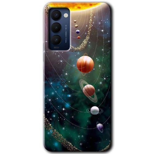 Tecno Camon 18 Kılıf HD Desen Baskılı Arka Kapak - Cosmos