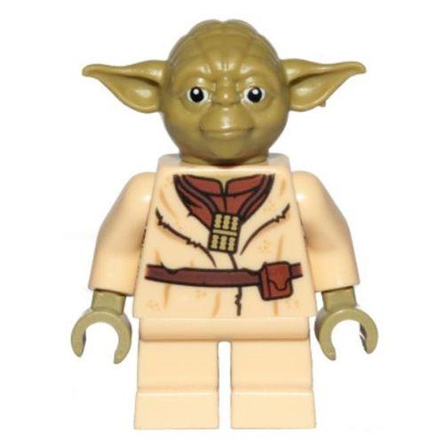 Lego Minifigür Star Wars Yoda Olive Green Belt sw0906