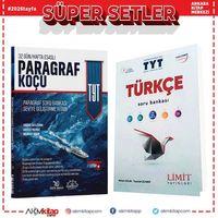 Limit TYT Türkçe ve Edebiyat Denizi TYT Paragraf Koçu Soru Bankası Seti 2 Kitap