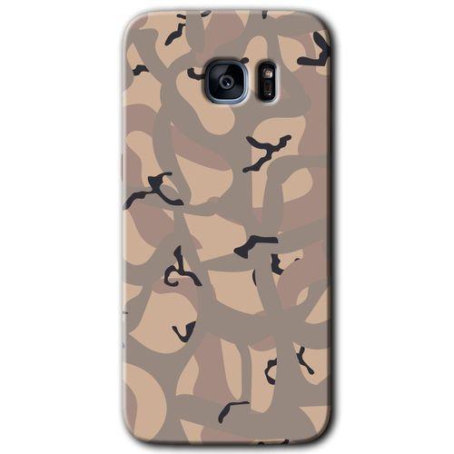 Galaxy S7 Edge Kılıf HD Desen Baskılı Arka Kapak - Kamuflaj 6