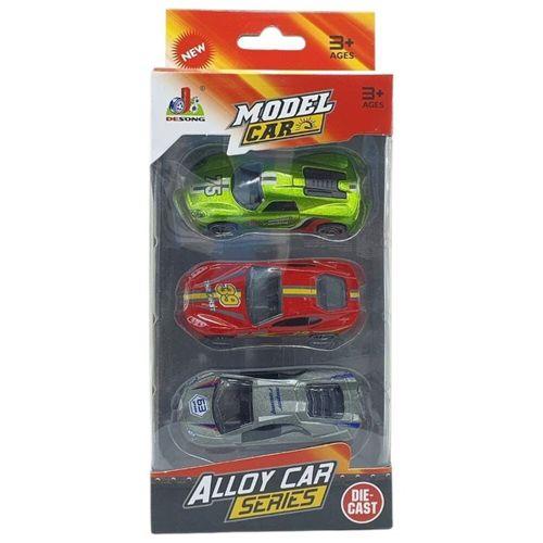 3'lü Araba Yarış Seti - Die Cast - DS045