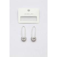 Taşlı Filkete Küpe - Gümüş