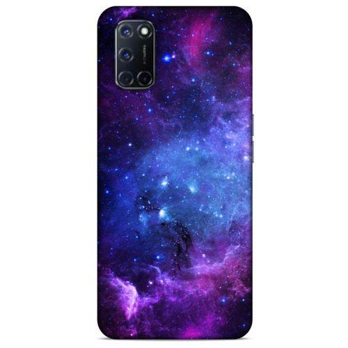Oppo A52 Uyumlu Kılıf Mor Delisi (6) Silikon Kılıf Yıldızlar