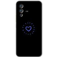 MRCİLETİSİM Vivo V23 5G Kılıf HD Desen Baskılı Arka Kapak+Temperli Cam - Heart Strokes
