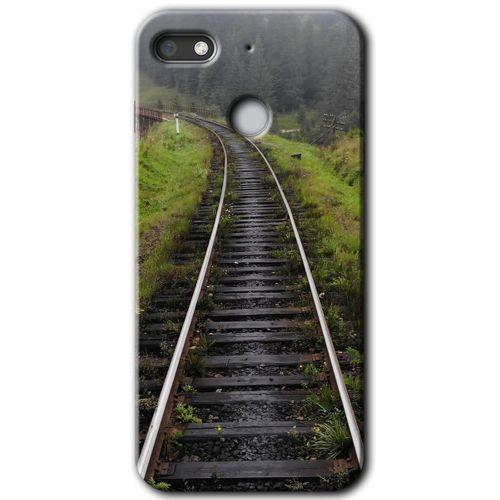 General Mobile GM 8 Go HD Baskılı Kılıf + 9D Tam Ekran Koruyucu - Tren Yolu